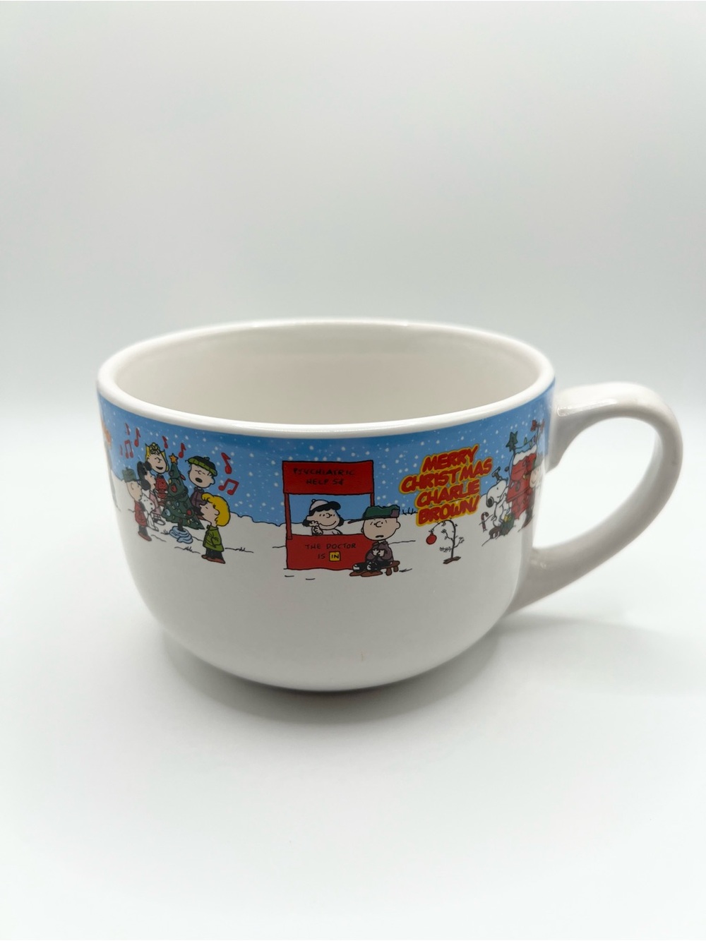 Peanuts Snoopy Charlie Brown Mug Christmas Mug Large